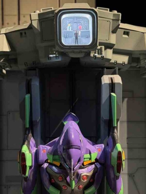 The Evangelion Hangar exhibit attracts fans from around the world.